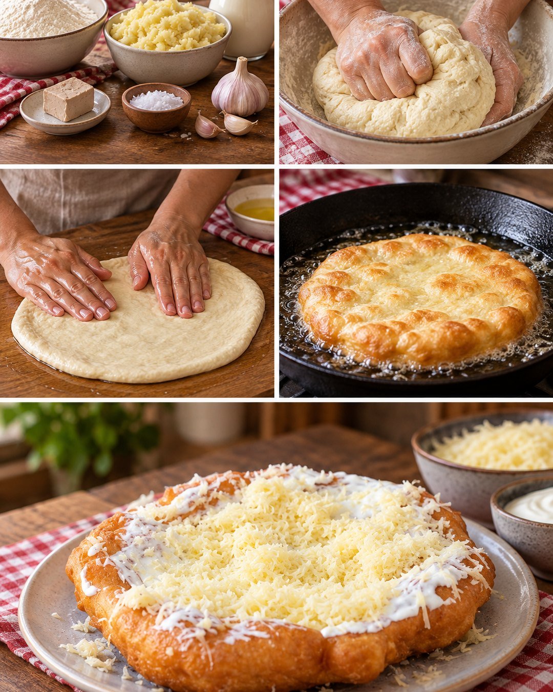 Strandos lángos, ropogós szélű és puha közepű